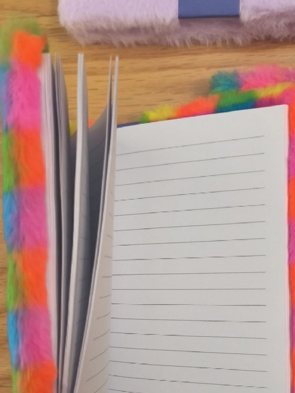 Lena + Liam Fuzzy Notebooks Set Of 3 NWT